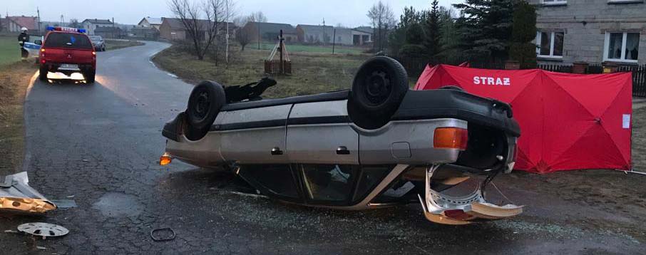 Zginął 83-letni mężczyzna. Chwycił pobocze