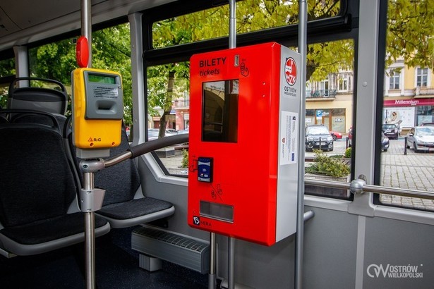 Biletomaty w autobusach MZK