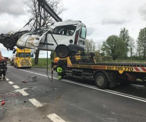 Wypadek z szambowozem. Zmarło 1,5 roczne dziecko