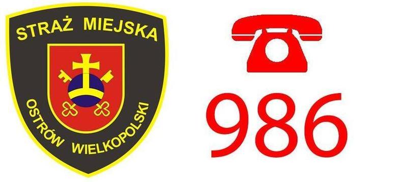 Numer alarmowy do Straży Miejskiej – 986