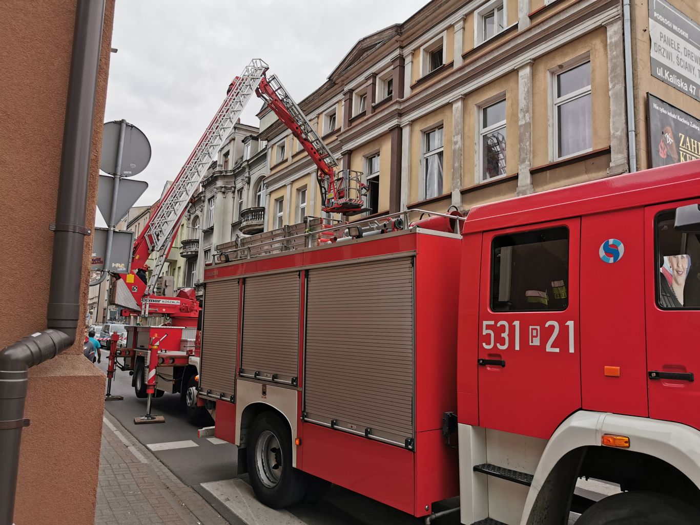 2-latek w oknie. Akcja na Wrocławskiej (aktualizacja)