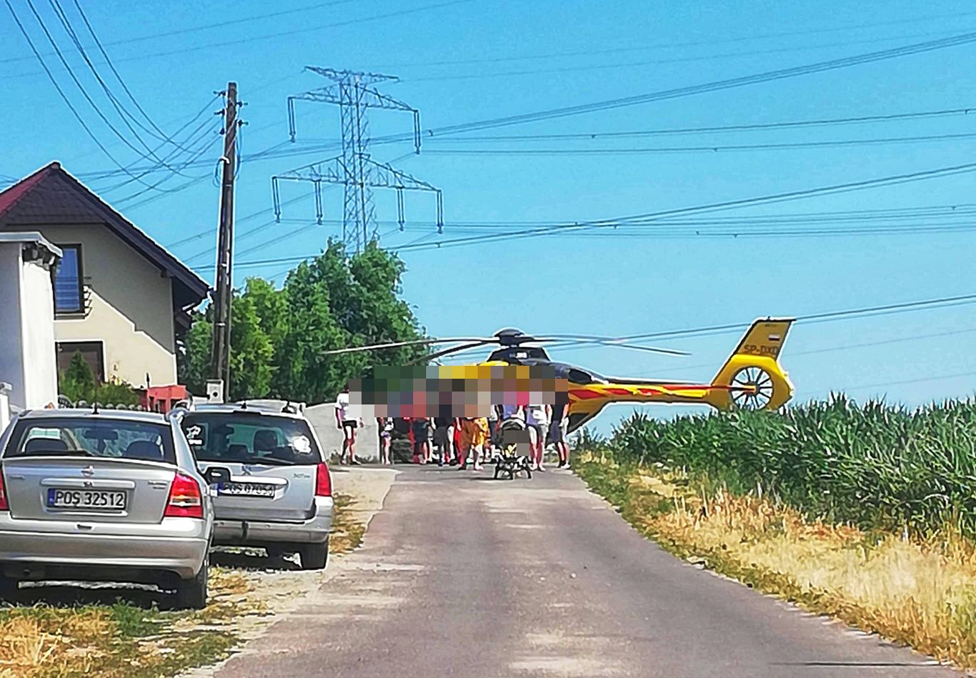 Wylądował wśród gęstej sieci przewodów lpr-wysocko-01