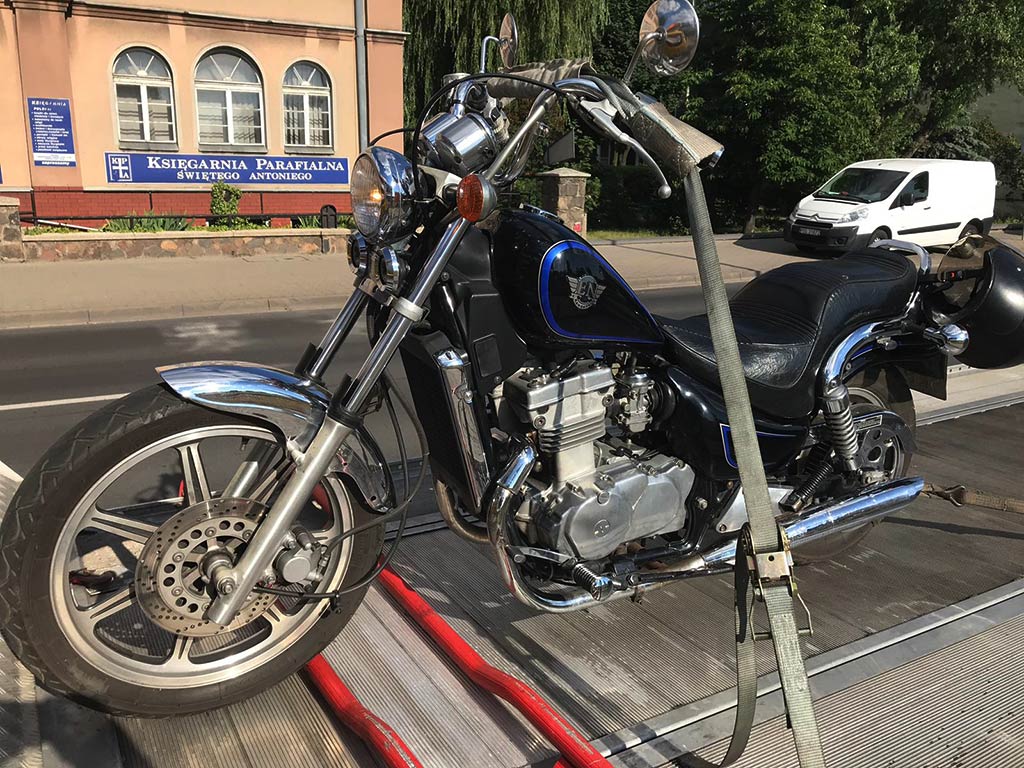 4 lata jeździł motocyklem bez uprawnień