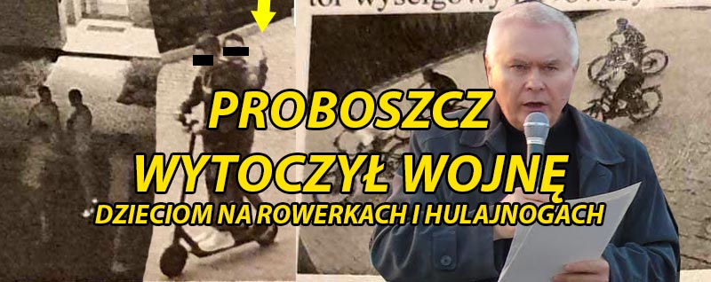 Proboszcz wytoczył wojnę dzieciom na hulajnogach i rowerkach