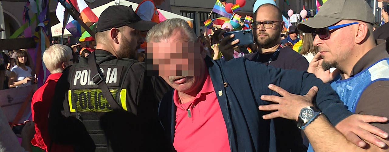 Wyrok wójta za atak na policjanta na kaliskim Marsz Równości