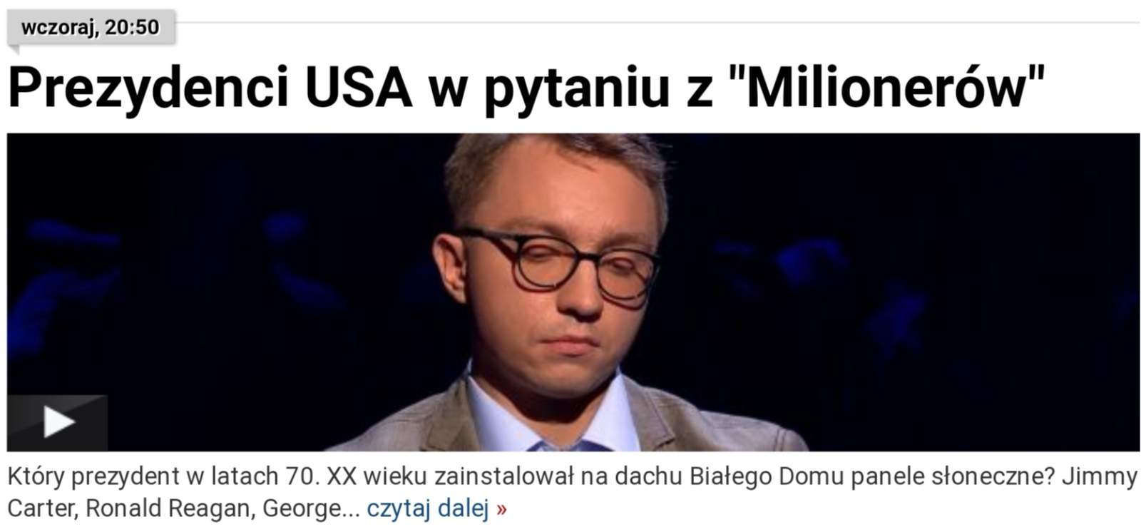 Ostrowianin w „Milionerach” wygrał dużą kasę