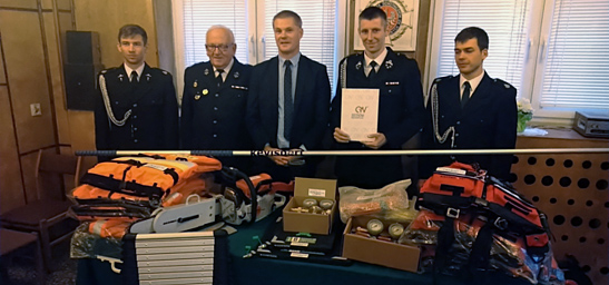 Strażacy ochotnicy otrzymali sprzęt