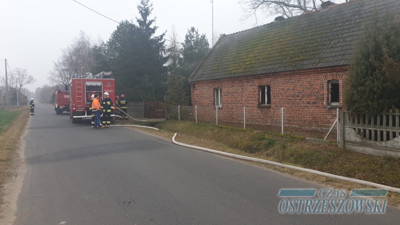 Ofiara pożaru i dwóch poszkodowanych
