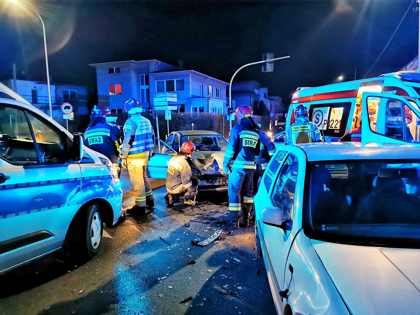 Zderzenie Opla i Volkswagena. Czworo poszkodowanych?