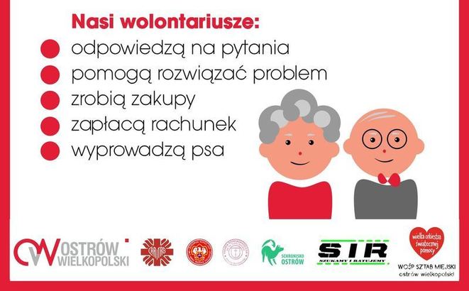 Wolontariusze pomogą seniorom