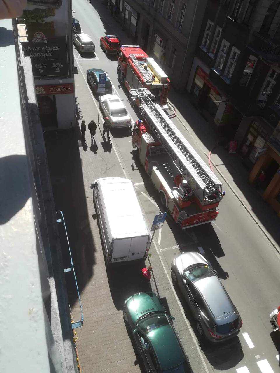 Wybuch butli z gazem w kamienicy