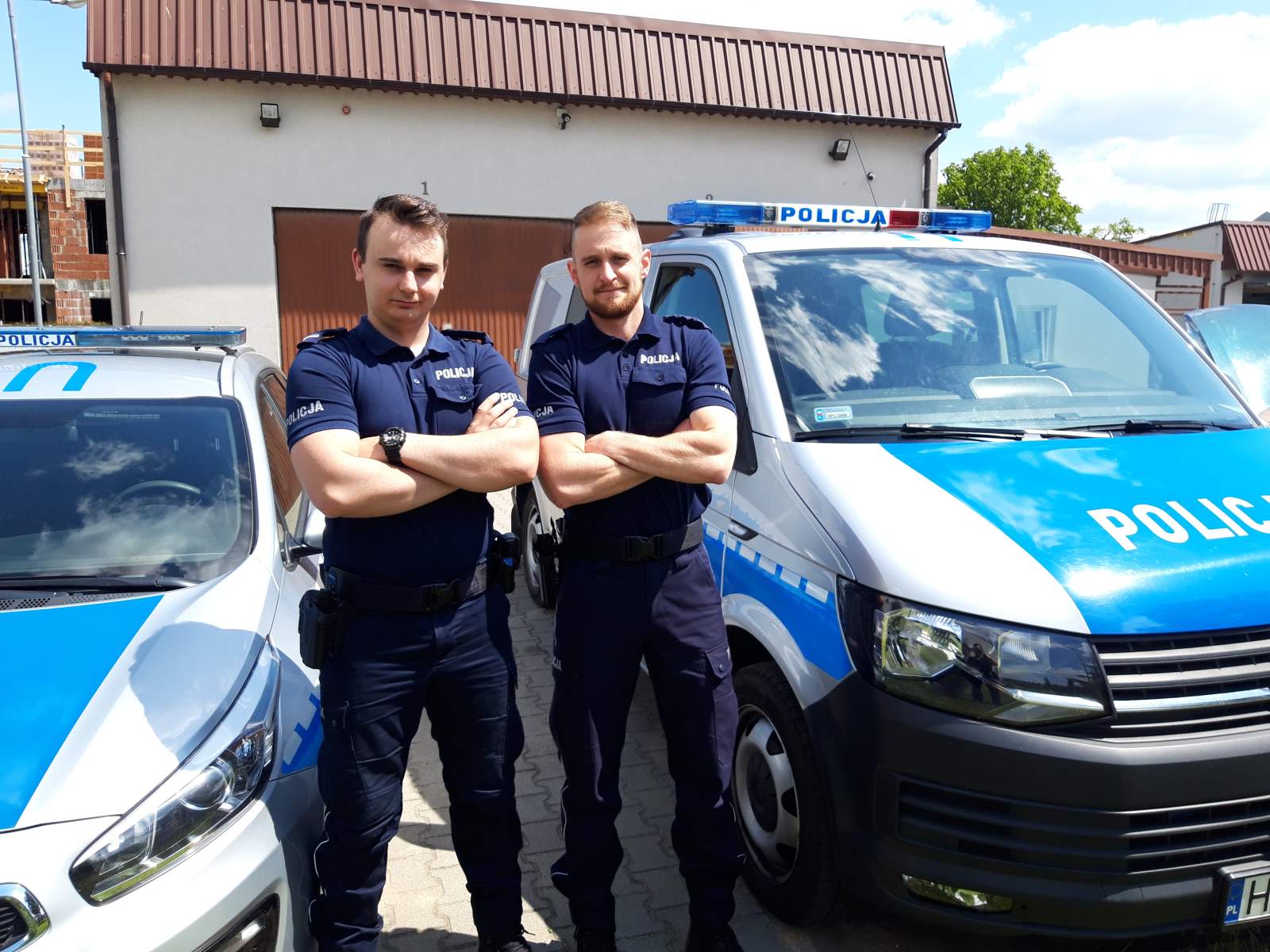 Policjanci uratowali dziecko. Było sine