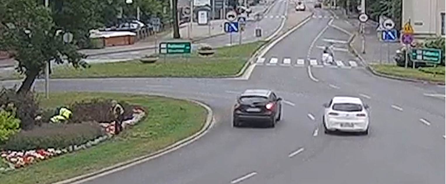 Kolizja na Rondzie Bankowym – 16 lipca 2020