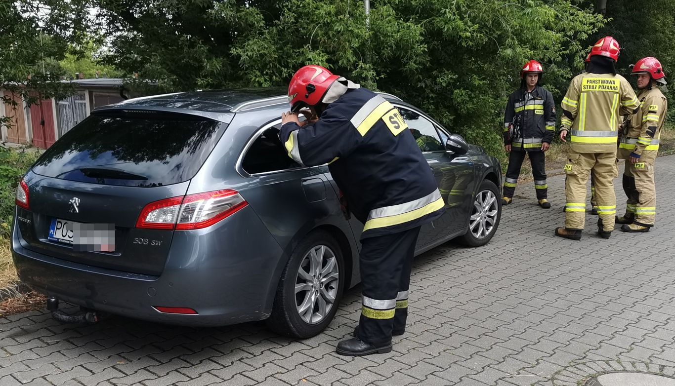 Auto wezwało pomoc. Właściciel był zaskoczony