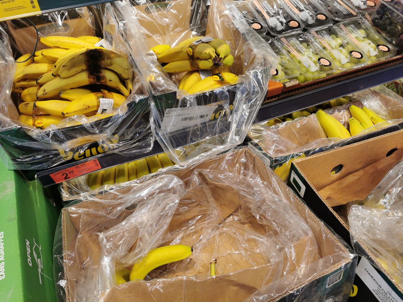 Znaleziono kokainę w bananach w ostrowskim markecie!