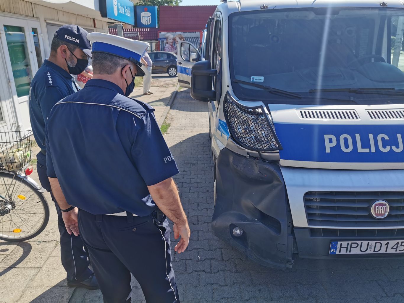 Młoda policjantka rozbiła radiowóz
