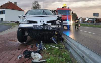 Z dwoma promilami rozbił się na wprost McDonald’s