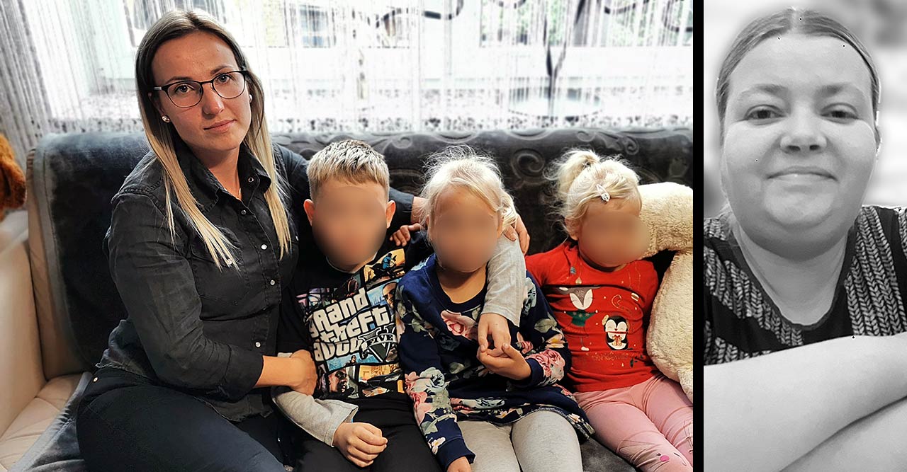 Osierociła trójkę dzieci. Szukała pomocy w ostrzeszowskiej służbie zdrowia