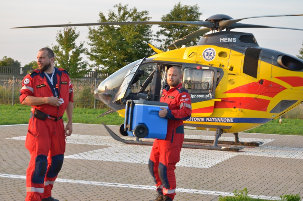 Śmigłowcem LPR transportowali serce