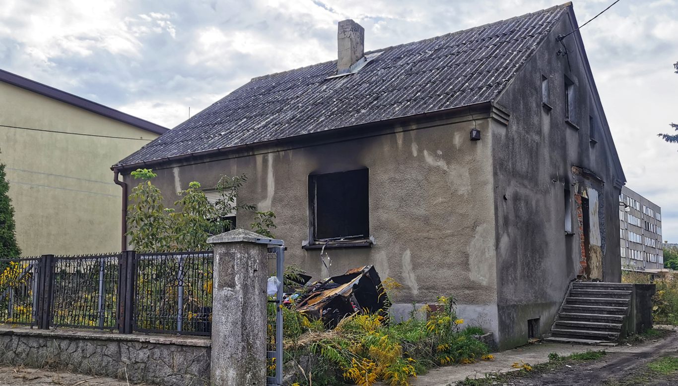 „Pożar” budynku przy Matejki