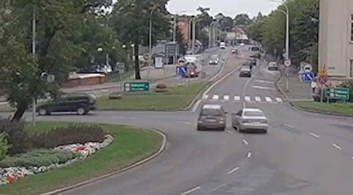 Kolizja na Rondzie Bankowym – 1 września 2020