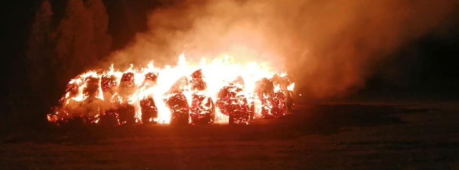 Podpalenie stogu w Korytnicy?