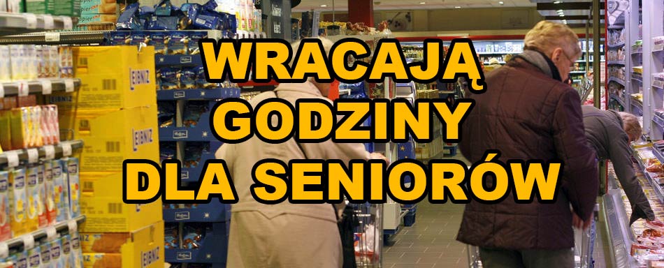 Rząd przywraca „godziny dla seniorów” w sklepach