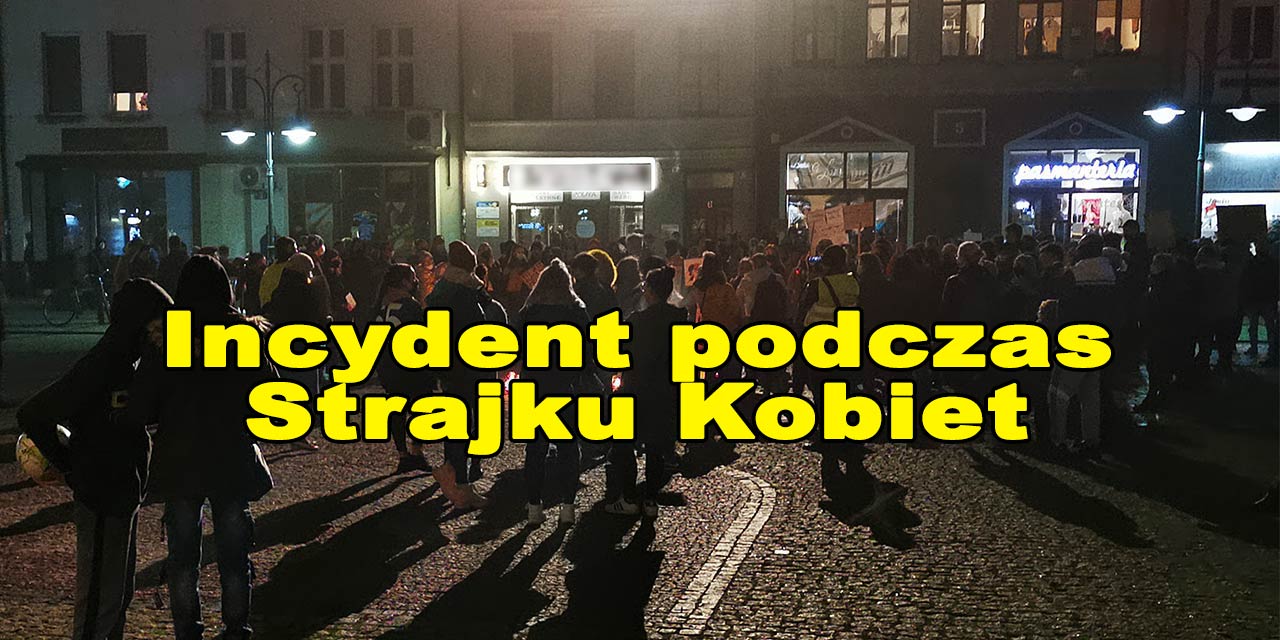 Policja interweniowała na sobotnim Strajku Kobiet