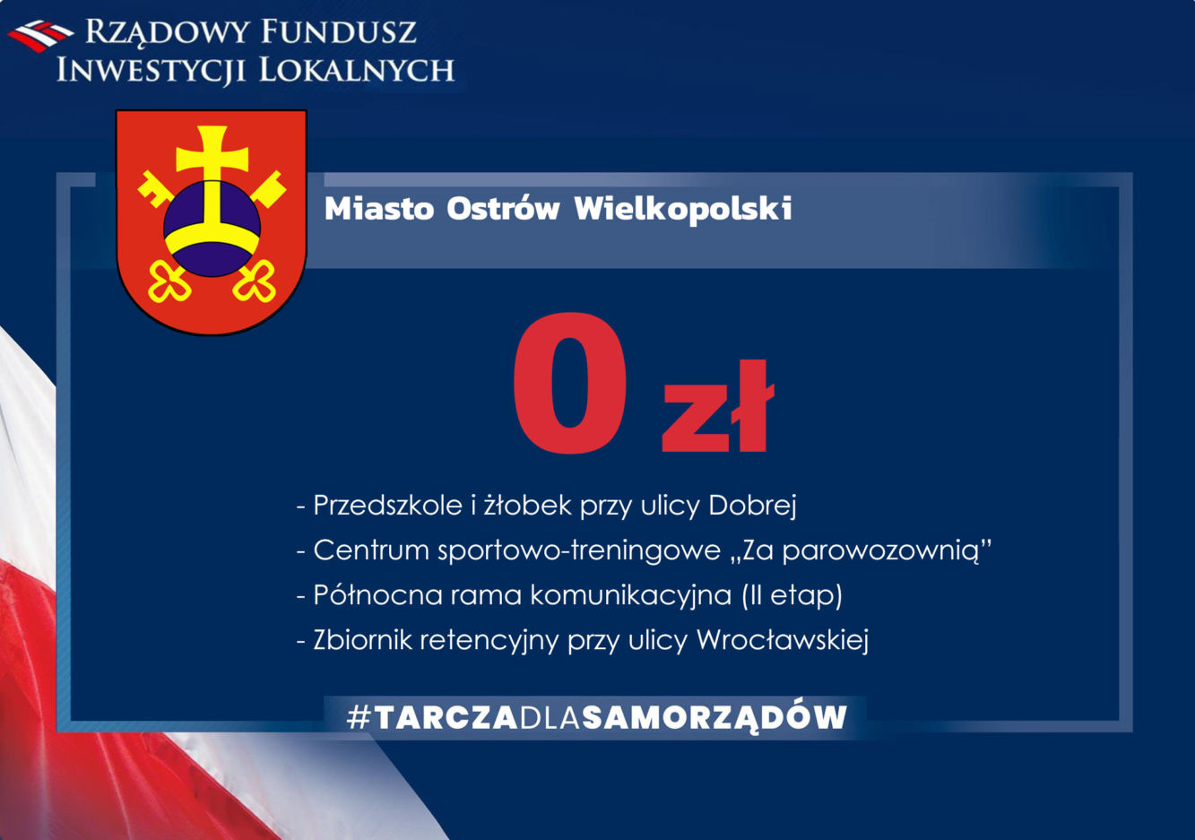 Ostrów dostał 0 zł od Rządu