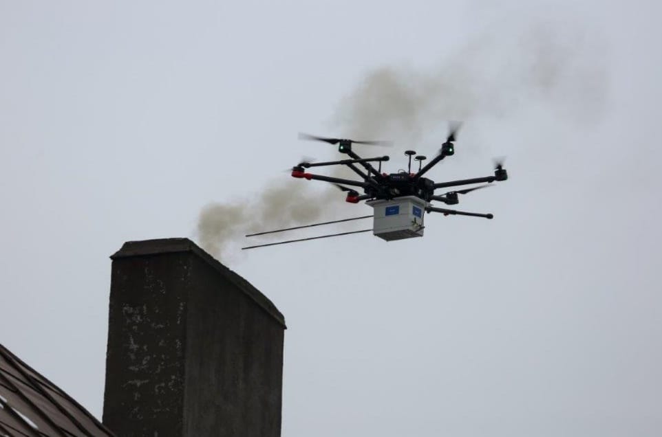 Które miejsca powinien odwiedzić antySMOGowy dron?