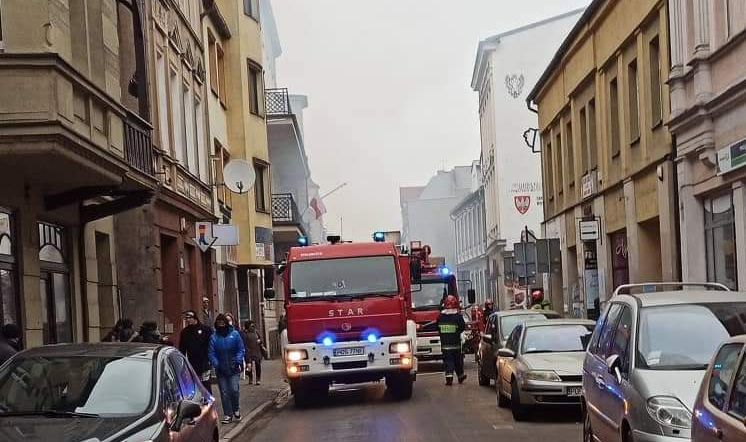 Pożar w kamienicy przy ul. Wrocławskiej