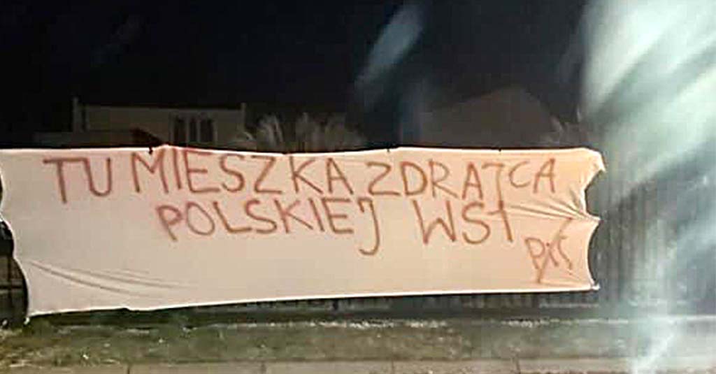 Dom posła Ławniczaka cuchnąco oznaczony