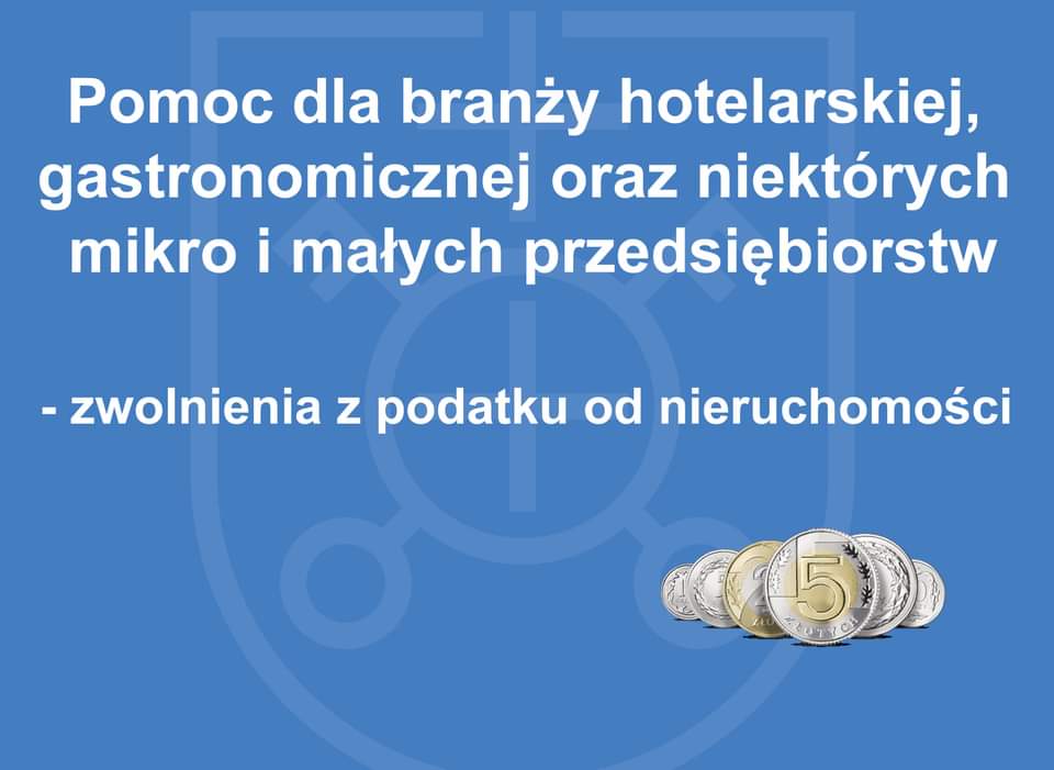 Z powodu pandemii zwalniają z podatku od nieruchomości