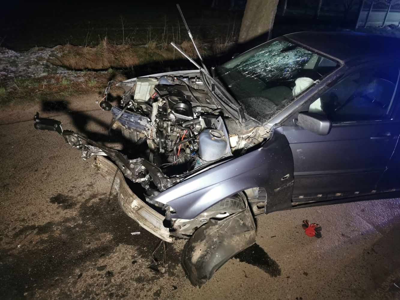 Rozbił BMW i poszedł do domu (aktualizacja)