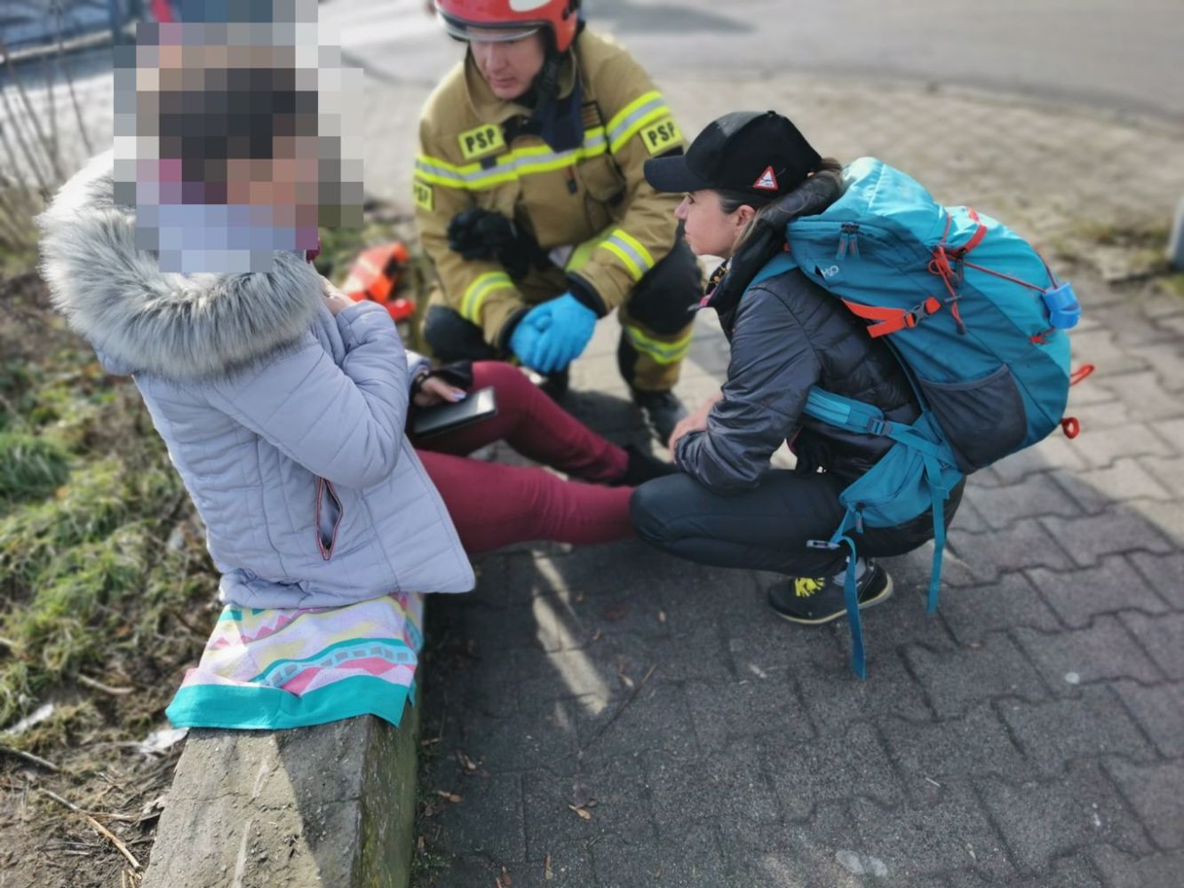 Oślepiło ją słońce i zderzyła się z Oplem