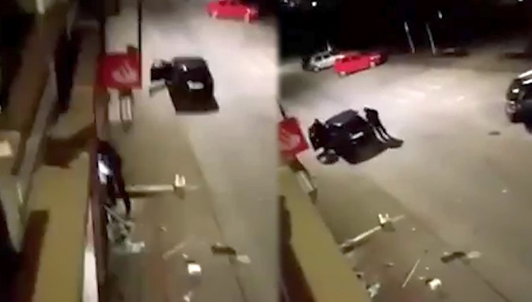 Wysadzony bankomat w Międzyborzu – nagranie wideo ze sprawcami