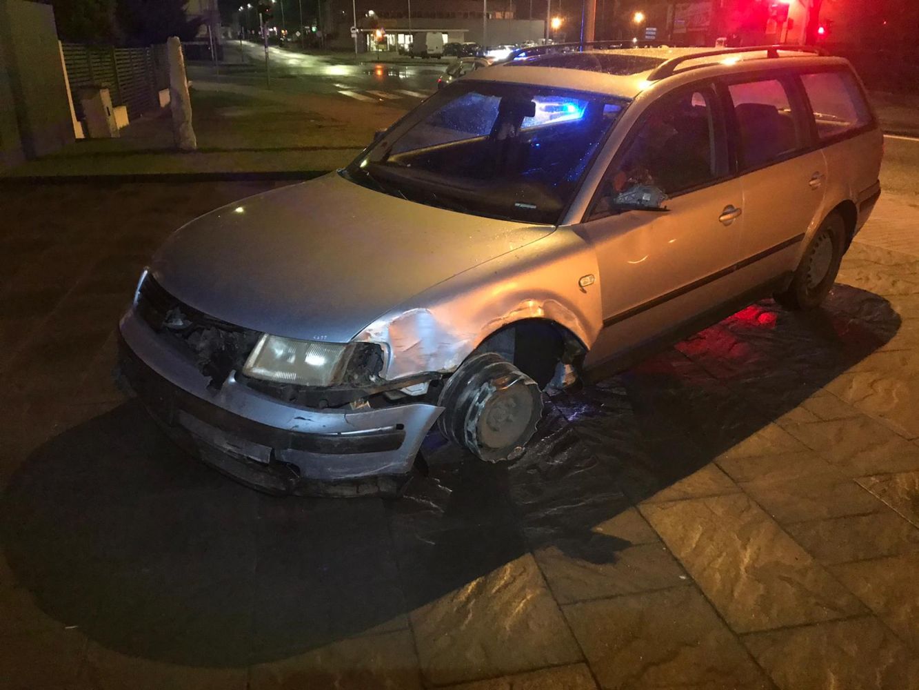 Passatem uciekał bez opony