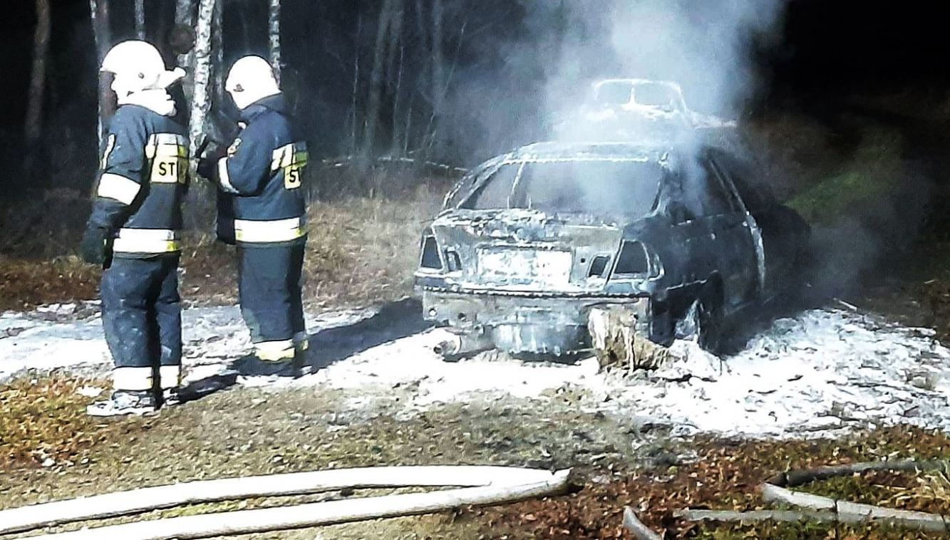 Świeżo kupione BMW spłonęło