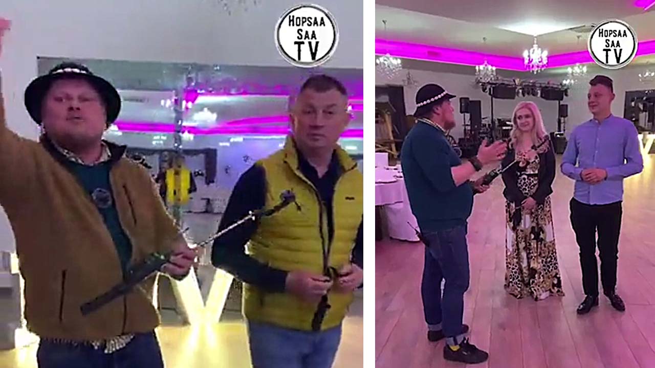 Para młoda i właściciel z (nie)legalnego wesela udzielili wywiadu