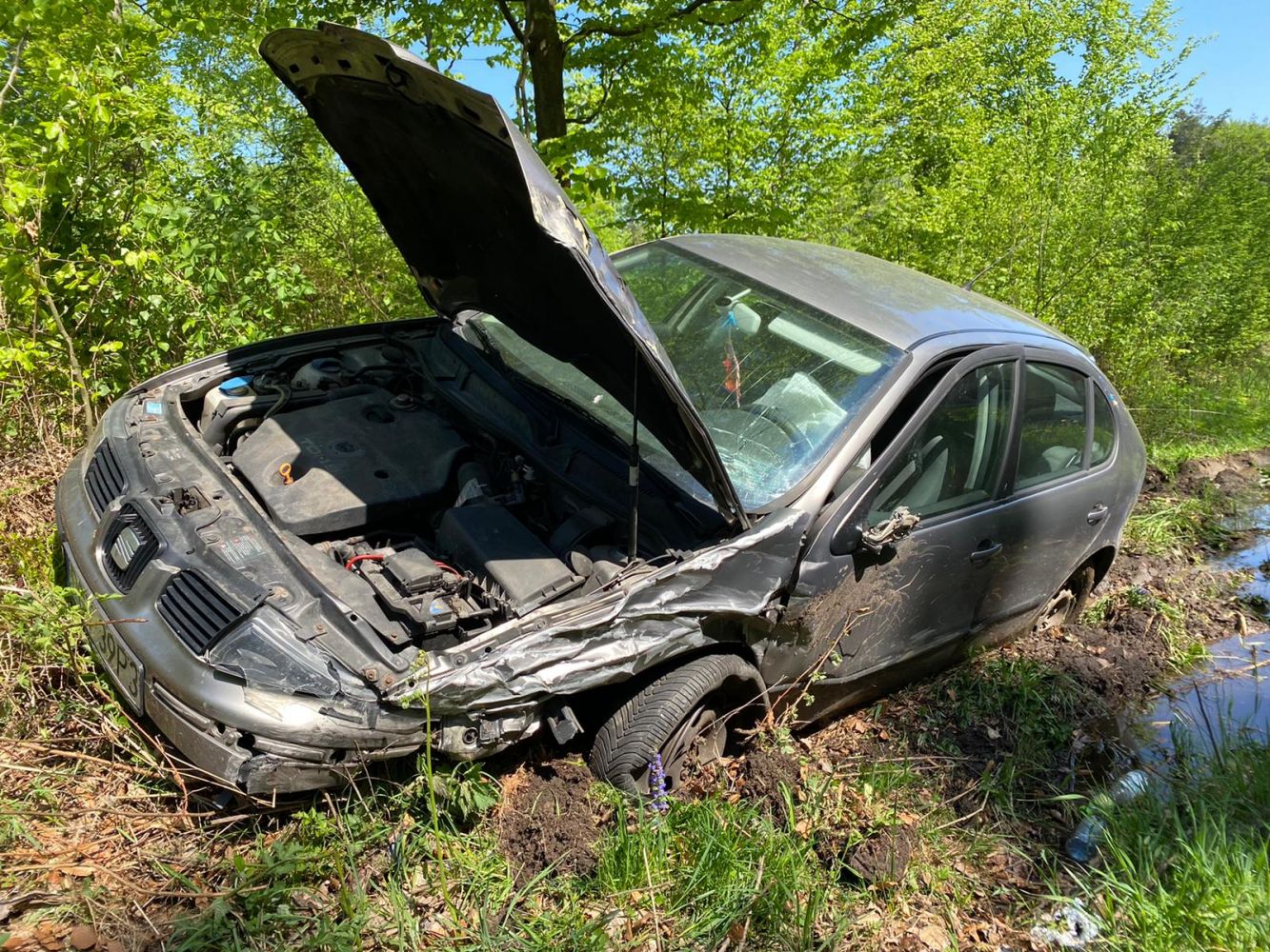 Popełnił błąd przy wyprzedzaniu