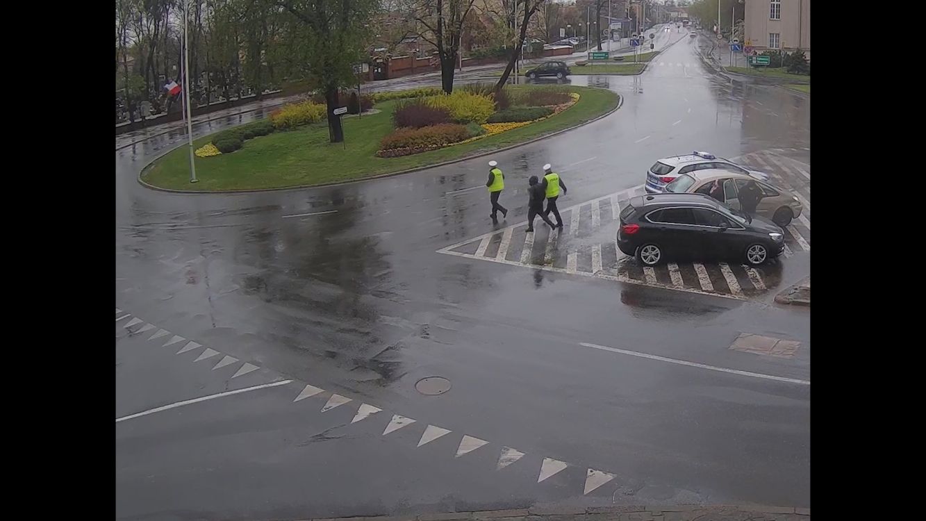 BMW i Citroen zderzyły się na Rondzie Bankowym