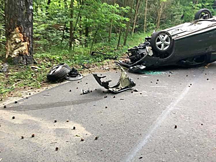 Poważny wypadek na końcu powiatu