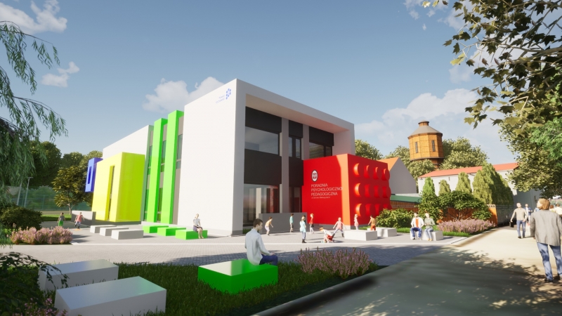 Powstanie budynek jak z klocków