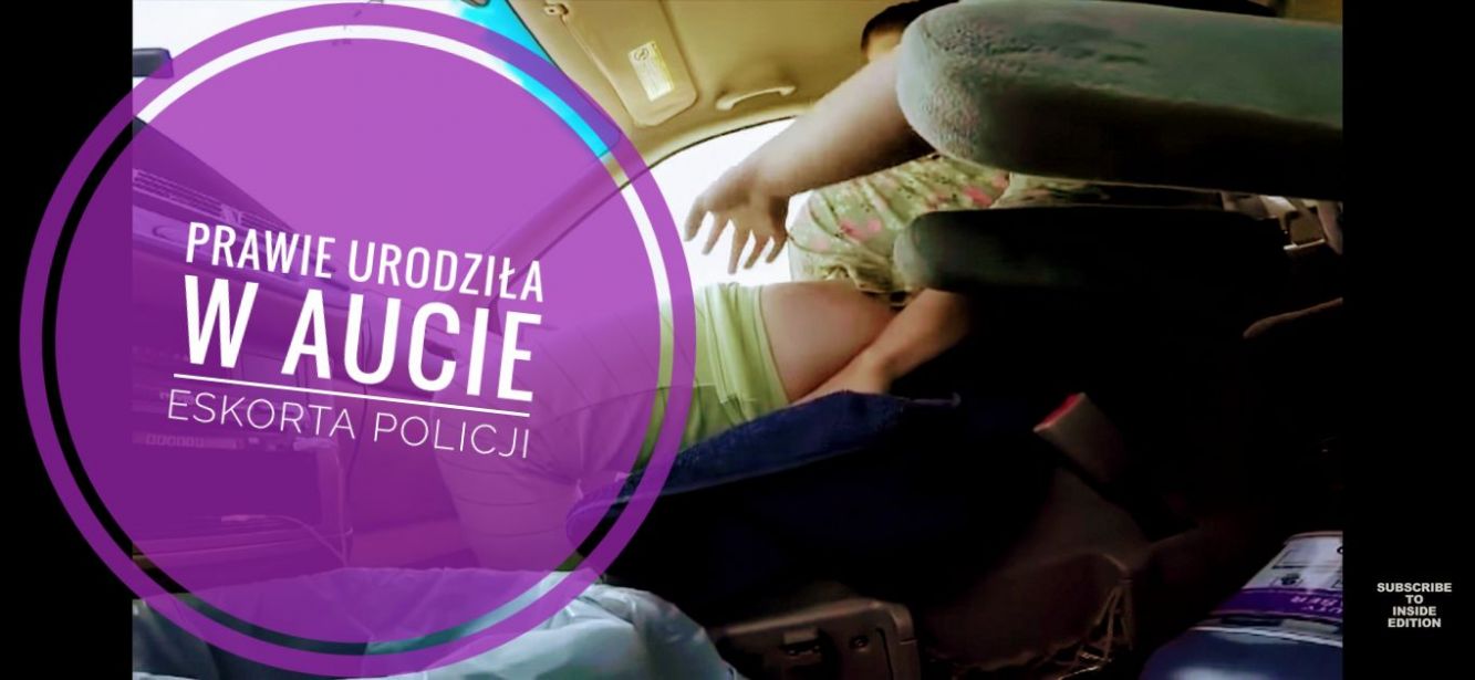Prawie urodziła w samochodzie. Eskorta policji