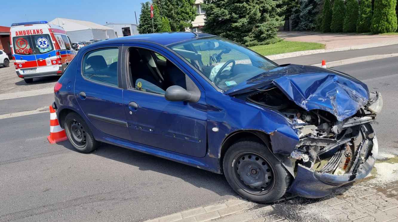 Czołowe zderzenie w Gorzycach Wielkich k. tartaku