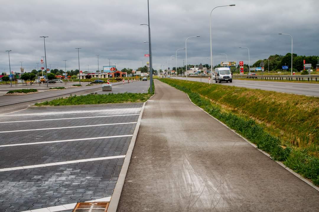 Nowa droga wzdłuż galerii