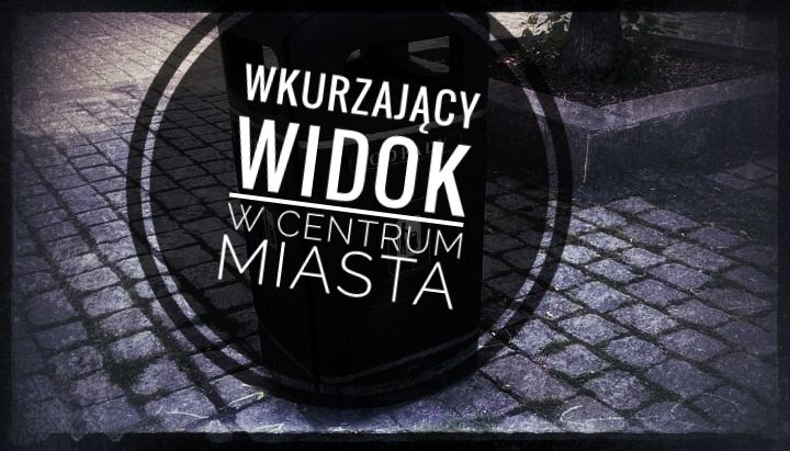 Wkurzający widok w centrum miasta