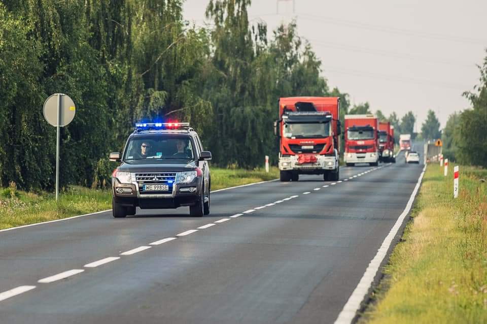 Ostrowska straż pomaga Niemcom po powodzi