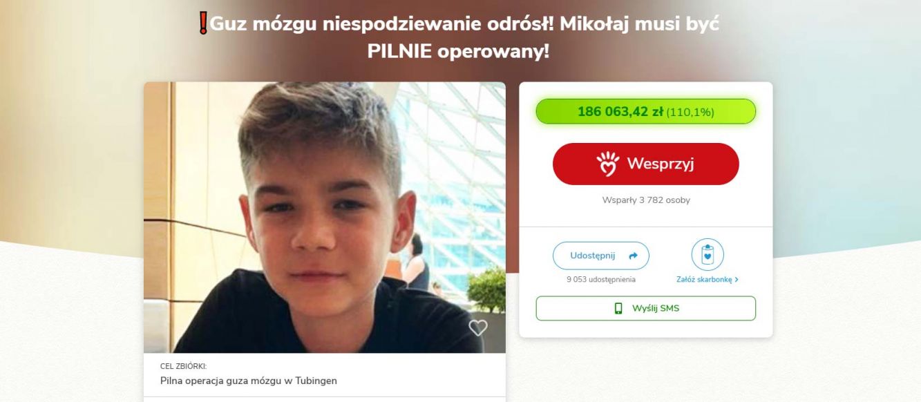 16-latek po operacji. Jakie efekty?