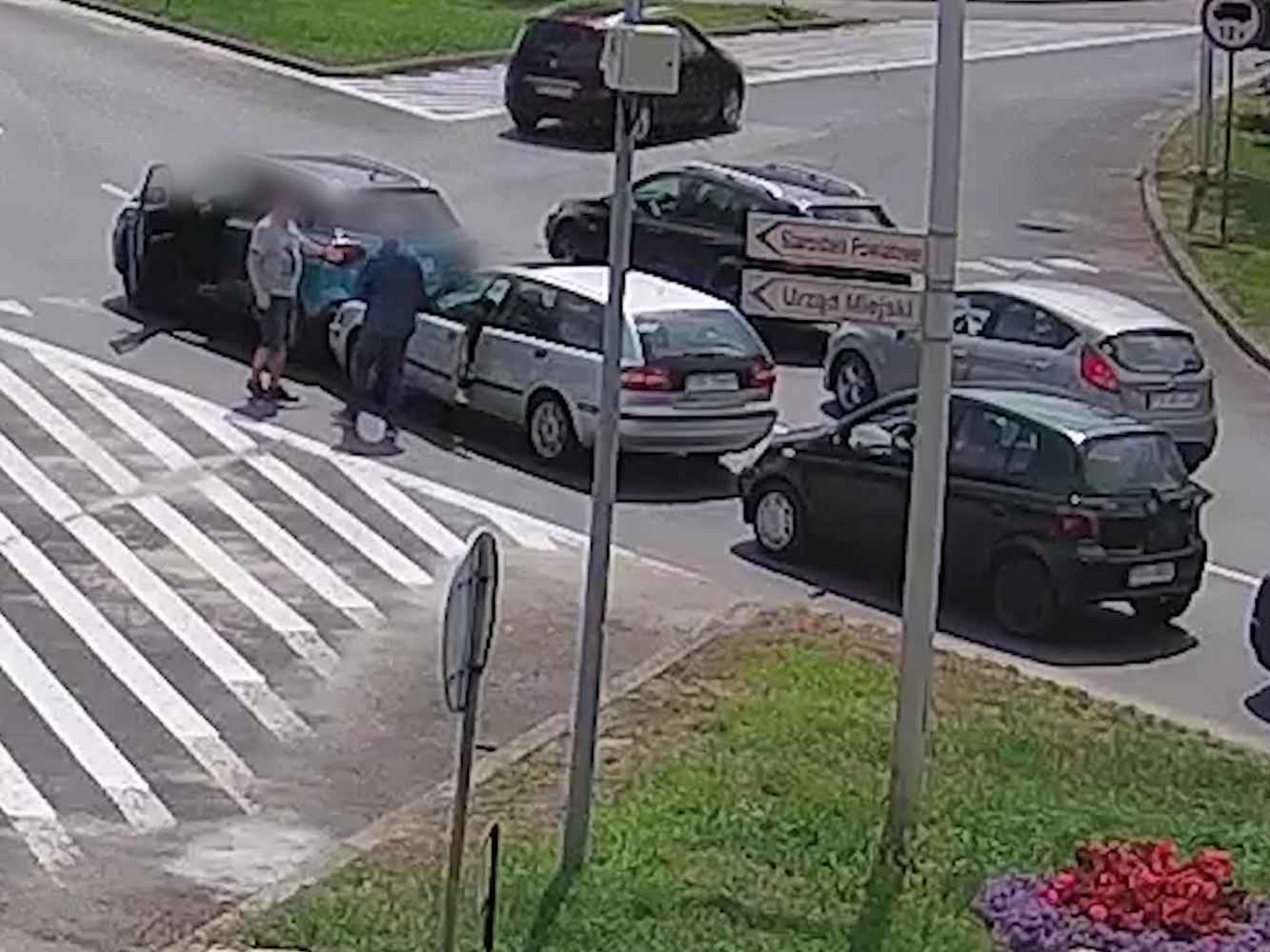 „Coś pan narobił?” Kolizja na Rondzie Bankowym